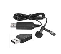 Akfldms Microphone Clip-on Portable Mini de 150 cm Microphone USB Mini Omni-Directionnel Stéréo Adapté à L'Ordinateur PC