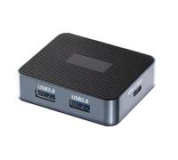 Akfldms pour Lunettes AR Externes et Écran Portable, Convertisseur DP vers Type-C avec Port, Bureau Haute Définition pour Mini Hôte.