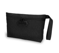 Akfldms Sac D'Argent avec Serrure, Sac D'Argent Verrouillable, Sac de Banque Étanche avec Fermeture Éclair et Serrure pour Espèces, Téléphone Portable B