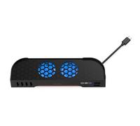 Akfldms Ventilateur de Refroidissement pour Switch 2 Console External Game Console Stand Color Base Base Heat Dissipation Fan avec RVB Light Card Slot