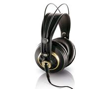 AKG K240 Studio - Casque d'écoute de Studio Professionnel Semi-Ouvert, Supra-auriculaire, Conception Haute Performance, adaptateurs 3,5 mm et 1/4", Serre-tête Auto-réglable