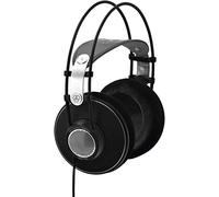 AKG K612PRO Casque de studio ouvert, supra-auriculaire Premium Reference Class, technologie ouverte sophistiquée, bandeau en cuir, scène sonore large et spacieuse, design confortable - Noir