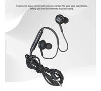 AKG Wired Earphones with Microphone Stereo Headphones with 3.5mm Plug In-Ear Headset with Deep Bass and Crystal Clear Sound Compatible with SAMSUNG S1