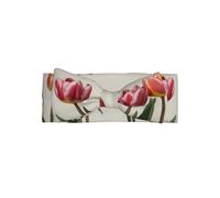 AKGFFDS Bandeau pour bébé avec nœud imprimé trois fleurs de tulipe - Bandeau en polyester doux, doux pour la peau et extensible pour les nourrissons de 0 à 6 mois