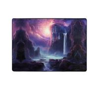 AKGFFDS Beautiful Nebula Tapis imprimé cascade 203,2 x 147,3 cm - Tapis doux, moelleux, absorbant l'eau, durable - Pour salon, bureau, table basse, lit, balcon