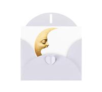 AKGFFDS Carte vierge blanche à carreaux de vacances et perle magnifique bloc de notes vierge poupée ronde lune impression