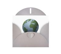 AKGFFDS Carte vierge grise à carreaux de vacances et magnifique bloc de notes vierges avec impression globe