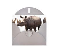 AKGFFDS Carte vierge grise à carreaux et perles - Superbe bloc de notes vierge - Impression licorne cool