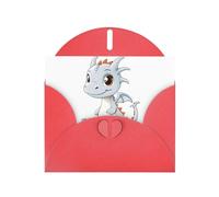 AKGFFDS Carte vierge rouge à carreaux de vacances et magnifique bloc de notes vierge avec perles Un petit dragon de lait qui vole du lait Impression