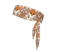 AKGFFDS Happy Fox Bandeau de sport doux et respirant évacuant l'humidité pour homme et femme