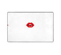 AKGFFDS Kiss the lips Tapis de sol en flanelle pour salon, bureau, table basse, lit, balcon 152,4 x 99,1 cm