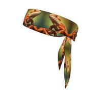 AKGFFDS Lively Bandeau de sport à imprimé lézards pour homme et femme, doux et respirant, évacuation de l'humidité, athlétique