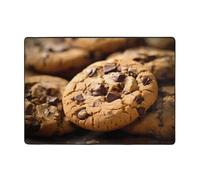 AKGFFDS Lots of cookies. Tapis imprimé doux, moelleux, absorbant l'eau, durable pour salon, bureau, table basse, lit, balcon, 203,2 x 147,3 cm