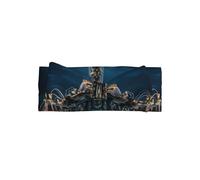 AKGFFDS Magnifique bandeau avec nœud pour bébé imprimé fontaine - Bandeau en polyester doux, doux pour la peau et extensible pour les nourrissons de 0 à 6 mois