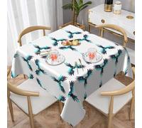 AKGFFDS Nappe décorative carrée imprimée d'emblème de circuit Hawk, imperméable, infroissable, réutilisable pour cafés, buffets, pique-niques, mariages, fêtes - 152,4 x 152,4 cm