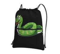 AKGFFDS Sac à dos avec cordon de serrage pour homme et femme « A Happy Year of the Snake » - Imperméable et durable