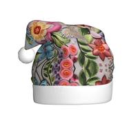 AKGFFDS S'il fleurit bientôt. Le chapeau de Noël imprimé pour adulte est doux et léger