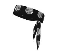 AKGFFDS The terrifying bat moon Printing Bandeau de sport pour homme et femme, doux et respirant, évacuation de l'humidité athlétique