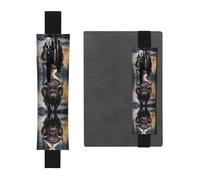 AKGFFDS Trousse à crayons en cuir PVC noir avec impression bison d'Amérique du Nord - 2 en 1 - Antidérapant - Indispensable pour les comptes de voyage, Noir , One Size, Sac à dos d'école