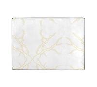 AKGFFDS Violent Lightning Printing Carpet Tapis doux, moelleux, absorbant l'eau, durable 203,2 x 147,3 cm pour salon, bureau, table basse, lit, balcon