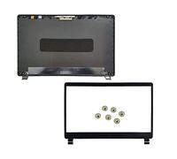 AKGIFT Accessoires Ordinateur Portable pour Acer Aspire 3 A315-42 A315-42G A315-54 A315-54K A315-56 N19C1 LCD Couverture arrière Boîtier Coque(Gris) & Couvercle de déflecteur Avant