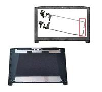 AKGIFT Accessoires Ordinateur Portable pour Acer Predator Helios G3-571 G3-572 PH315-51 LCD arrière Boîtier Coque(Noir) & Couvercle de déflecteur Avant & Charnières