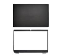 AKGIFT Accessoires Ordinateur Portable pour Dell Latitude 3520 E3520 Noir LCD arrière Boîtier Coque & Couvercle de déflecteur Avant 017XCF 460.0NG0A.0003 0H5YMR 460.0QP06.0001