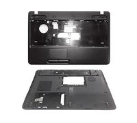 AKGIFT Accessoires Ordinateur Portable pour Toshiba Satellite C650 C650D C655 C655D V000221090 V000220790 (Repose Paume sans Pavé Tactile & Couvercle de Base inférieur Coque)