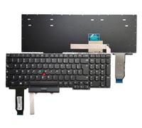 AKGIFT Clavier d'ordinateur Portable Compatible avec Lenovo ThinkPad E15 Gen 1 SN20V43688 Disposition française Pas de rétro - éclairage