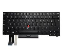 AKGIFT Clavier d'ordinateur Portable Compatible avec pour Lenovo ThinkPad T14 Gen 1 P14S Gen 1 Disposition française Rétro - éclairage SN20V43986 5N20V44058