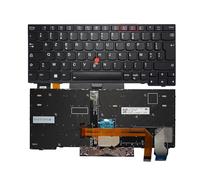 AKGIFT Clavier d'ordinateur Portable Compatible avec pour Lenovo ThinkPad X280 A285 X390 X395 X13 Gen 1 L13 gen 2 SN20V43119 5N20V43191 Disposition française Rétroéclairage