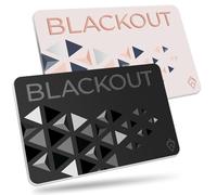 AKIELO Blackout Carte Ultra Fine RFID Blocage (Lot de 2) - La Solution Seule pour la Protection Carte Bleue sans Contact-Protection Carte Ultime pour Votre Porte Cartes ou Porte Monnaie (Noir et Rose)