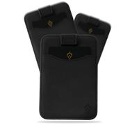 AKIELO Porte Cartes RFID Blocage avec Coffret Cadeau - Porte Cartes Compact et Fin - Portefeuille Homme Minimaliste (Charlie - Édition Noir)