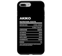 Akiko Valeur Nutritive Nom Drôle Coque pour iPhone 7 Plus/8 Plus