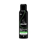 AKILEINE - Déodorant Spray 3 en 1 Noir Pieds et Chaussures | Fraîcheur onctueuse et protection | Idéal pour tous les types de chaussures | le flacon de 150mL | LOT DE 3