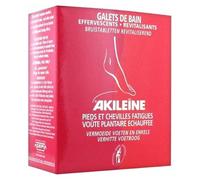 AKILEÏNE® - GALETS DE BAIN EFFERVESCENTS REVITALISANTS - 6x20g