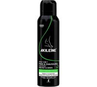 Akileïne Spray Noir 3-En-1 Pieds Et Chaussures 150ml