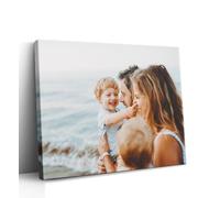 AKINDA Art Gallery® - Photo sur toile personnalisée 40 x 30 cm - Idée cadeau Saint Valentin - Fête des mères - Cadeau d'anniversaire - Pensée pour elle anniversaire - 100 % fabriquée en Italie