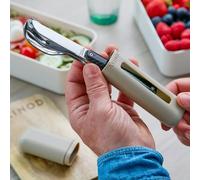 AKINOD 12H34 Set de 3 couverts inox nomades CARBONE