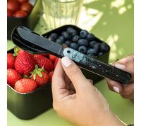 AKINOD 12H34 Set de 3 couverts inox nomades COSMOS finition Black