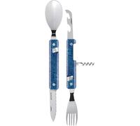 Akinod : Mosaique Bleu Coutellerie Camping Pliable Coltello- Cucchiaio-Forchetta