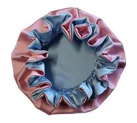 AKISS Bonnet en satin de soie pour bébé fille garçon endormi, Taffy + bleu ciel, 3-6 Months