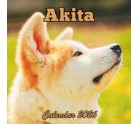 Akita Calendar 2026: 12 Months Organizer From January to December