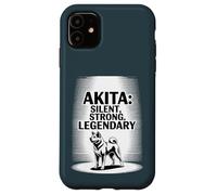 Akita - Design Akita Japonais Silencieux, Fort, légendaire Coque pour iPhone 11