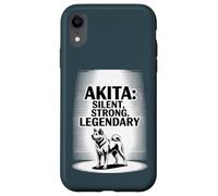 Akita - Design Akita Japonais Silencieux, Fort, légendaire Coque pour iPhone XR