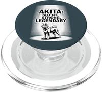 Akita - Design Akita Japonais Silencieux, Fort, légendaire PopSockets PopGrip pour MagSafe