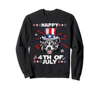 Akita Dog Patriotic American 4th of July Dogs Lovers Sweatshirt
