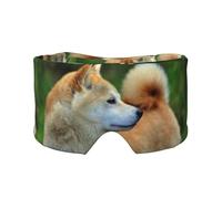 Akita Inu Bokeh Animaux Chiens Akita Inu,Masque pour les yeux bloquant la lumière Cache-yeux et cache-oreilles pour le sommeil