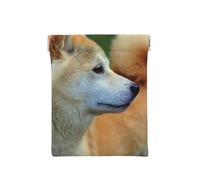 Akita Inu Bokeh Animaux Chiens Akita Inu, Sac de Rangement pour Femmes, Portefeuille supérieur à Presser, Petit Porte-Monnaie, Pochette de Changement