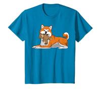 Akita Inu Chien Avec Peluche T-Shirt
